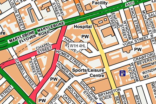 W1H 4HL map - OS OpenMap – Local (Ordnance Survey) W1H 4HL map - OS OpenMap – Local (Ordnance Survey)