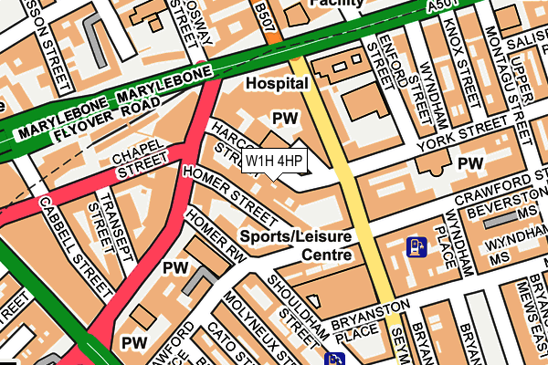 W1H 4HP map - OS OpenMap – Local (Ordnance Survey) W1H 4HP map - OS OpenMap – Local (Ordnance Survey)