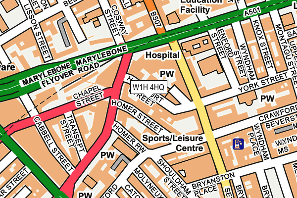 W1H 4HQ map - OS OpenMap – Local (Ordnance Survey) W1H 4HQ map - OS OpenMap – Local (Ordnance Survey)