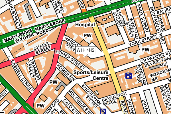 W1H 4HS map - OS OpenMap – Local (Ordnance Survey) W1H 4HS map - OS OpenMap – Local (Ordnance Survey)