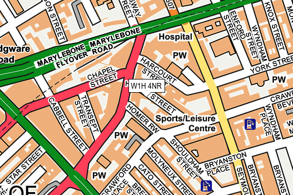 W1H 4NR map - OS OpenMap – Local (Ordnance Survey) W1H 4NR map - OS OpenMap – Local (Ordnance Survey)