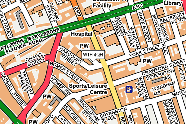 W1H 4QH map - OS OpenMap – Local (Ordnance Survey) W1H 4QH map - OS OpenMap – Local (Ordnance Survey)
