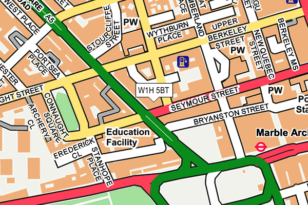 W1H 5BT map - OS OpenMap – Local (Ordnance Survey) W1H 5BT map - OS OpenMap – Local (Ordnance Survey)