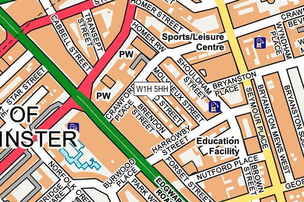 W1H 5HH map - OS OpenMap – Local (Ordnance Survey) W1H 5HH map - OS OpenMap – Local (Ordnance Survey)