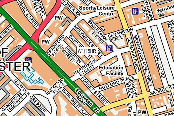 W1H 5HR map - OS OpenMap – Local (Ordnance Survey) W1H 5HR map - OS OpenMap – Local (Ordnance Survey)