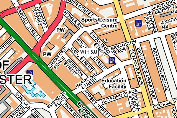 W1H 5JJ map - OS OpenMap – Local (Ordnance Survey) W1H 5JJ map - OS OpenMap – Local (Ordnance Survey)