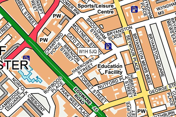 W1H 5JQ map - OS OpenMap – Local (Ordnance Survey) W1H 5JQ map - OS OpenMap – Local (Ordnance Survey)