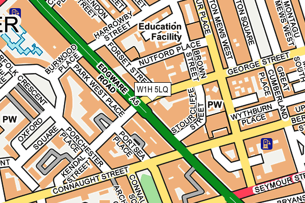 W1H 5LQ map - OS OpenMap – Local (Ordnance Survey) W1H 5LQ map - OS OpenMap – Local (Ordnance Survey)