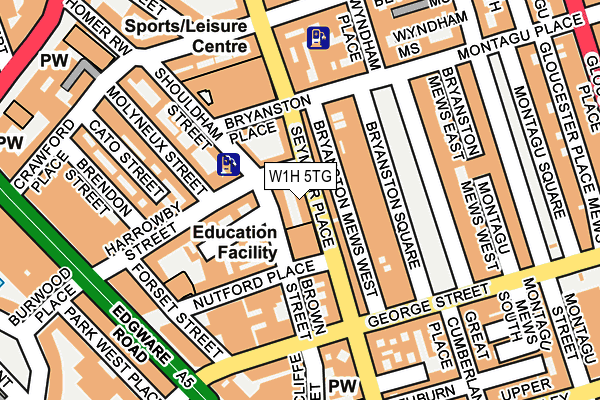 W1H 5TG map - OS OpenMap – Local (Ordnance Survey) W1H 5TG map - OS OpenMap – Local (Ordnance Survey)