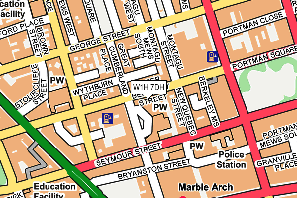 W1H 7DH map - OS OpenMap – Local (Ordnance Survey) W1H 7DH map - OS OpenMap – Local (Ordnance Survey)
