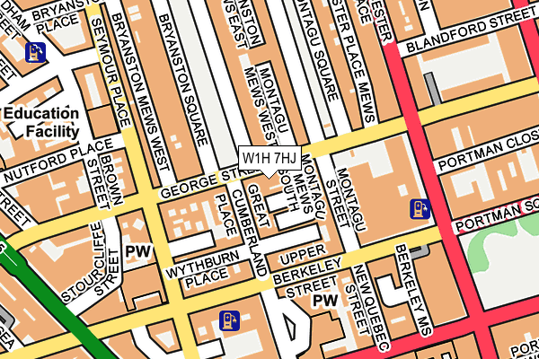 W1H 7HJ map - OS OpenMap – Local (Ordnance Survey) W1H 7HJ map - OS OpenMap – Local (Ordnance Survey)