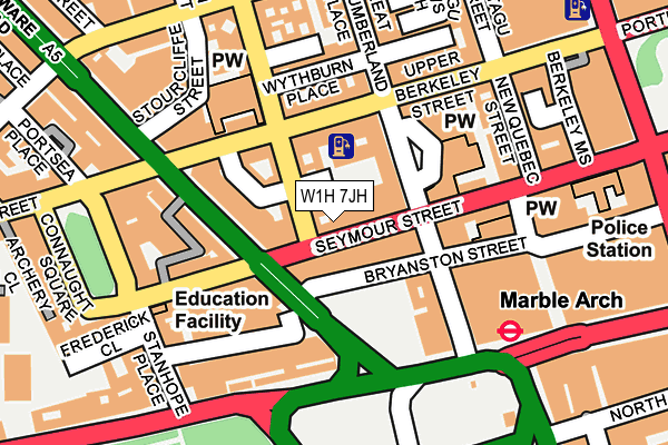 W1H 7JH map - OS OpenMap – Local (Ordnance Survey) W1H 7JH map - OS OpenMap – Local (Ordnance Survey)