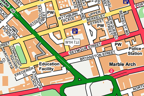 W1H 7JJ map - OS OpenMap – Local (Ordnance Survey) W1H 7JJ map - OS OpenMap – Local (Ordnance Survey)