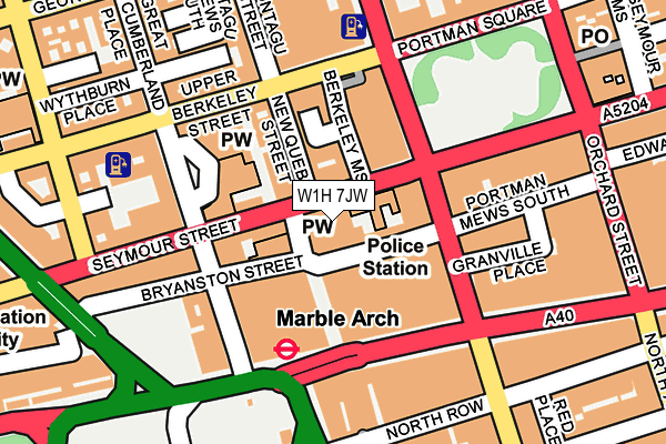 W1H 7JW map - OS OpenMap – Local (Ordnance Survey) W1H 7JW map - OS OpenMap – Local (Ordnance Survey)