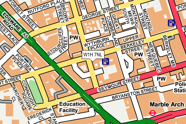 W1H 7NL map - OS OpenMap – Local (Ordnance Survey) W1H 7NL map - OS OpenMap – Local (Ordnance Survey)