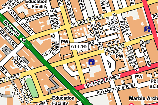 W1H 7NN map - OS OpenMap – Local (Ordnance Survey) W1H 7NN map - OS OpenMap – Local (Ordnance Survey)