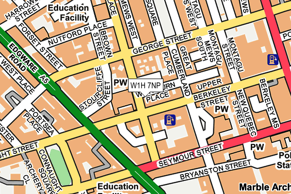 W1H 7NP map - OS OpenMap – Local (Ordnance Survey) W1H 7NP map - OS OpenMap – Local (Ordnance Survey)