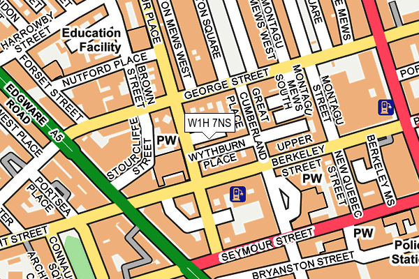 W1H 7NS map - OS OpenMap – Local (Ordnance Survey) W1H 7NS map - OS OpenMap – Local (Ordnance Survey)