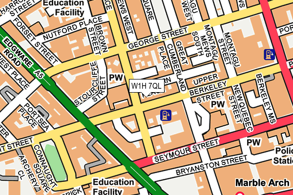 W1H 7QL map - OS OpenMap – Local (Ordnance Survey) W1H 7QL map - OS OpenMap – Local (Ordnance Survey)