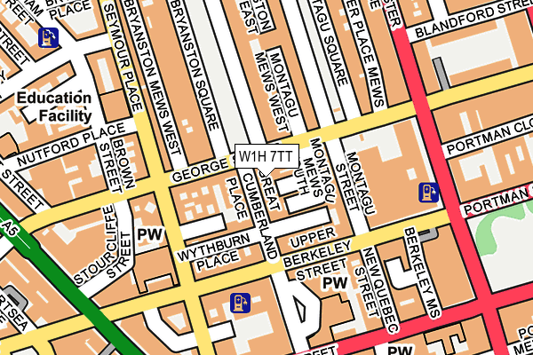 W1H 7TT map - OS OpenMap – Local (Ordnance Survey) W1H 7TT map - OS OpenMap – Local (Ordnance Survey)