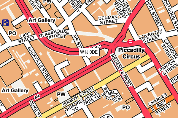 W1J 0DE map - OS OpenMap – Local (Ordnance Survey) W1J 0DE map - OS OpenMap – Local (Ordnance Survey)