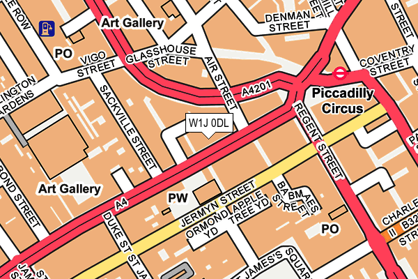 W1J 0DL map - OS OpenMap – Local (Ordnance Survey) W1J 0DL map - OS OpenMap – Local (Ordnance Survey)