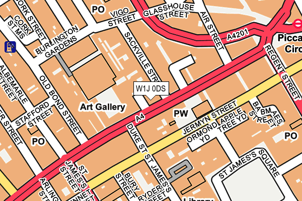 W1J 0DS map - OS OpenMap – Local (Ordnance Survey) W1J 0DS map - OS OpenMap – Local (Ordnance Survey)