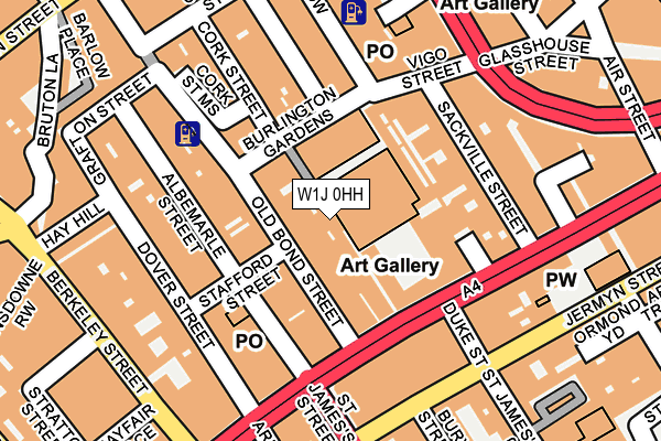 W1J 0HH map - OS OpenMap – Local (Ordnance Survey) W1J 0HH map - OS OpenMap – Local (Ordnance Survey)