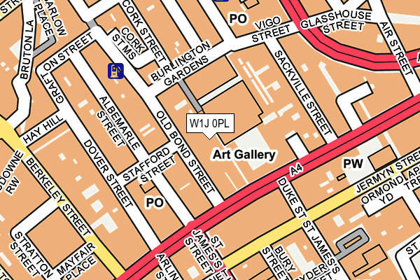 W1J 0PL map - OS OpenMap – Local (Ordnance Survey) W1J 0PL map - OS OpenMap – Local (Ordnance Survey)
