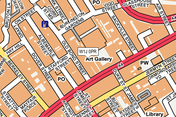 W1J 0PR map - OS OpenMap – Local (Ordnance Survey) W1J 0PR map - OS OpenMap – Local (Ordnance Survey)