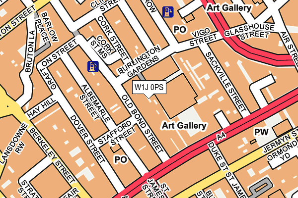 W1J 0PS map - OS OpenMap – Local (Ordnance Survey) W1J 0PS map - OS OpenMap – Local (Ordnance Survey)