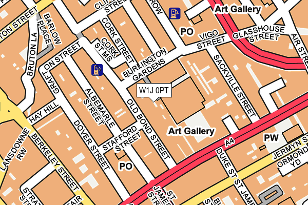 W1J 0PT map - OS OpenMap – Local (Ordnance Survey) W1J 0PT map - OS OpenMap – Local (Ordnance Survey)