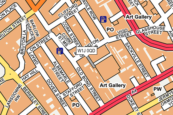 W1J 0QD map - OS OpenMap – Local (Ordnance Survey) W1J 0QD map - OS OpenMap – Local (Ordnance Survey)