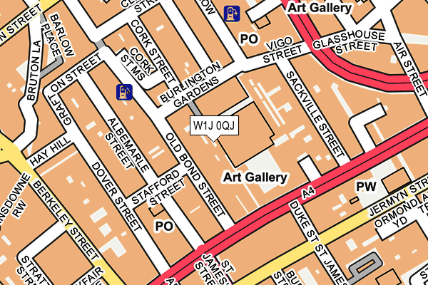 W1J 0QJ map - OS OpenMap – Local (Ordnance Survey) W1J 0QJ map - OS OpenMap – Local (Ordnance Survey)