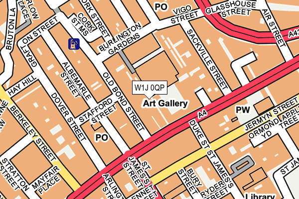 W1J 0QP map - OS OpenMap – Local (Ordnance Survey) W1J 0QP map - OS OpenMap – Local (Ordnance Survey)