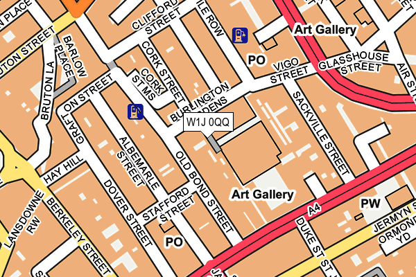 W1J 0QQ map - OS OpenMap – Local (Ordnance Survey) W1J 0QQ map - OS OpenMap – Local (Ordnance Survey)