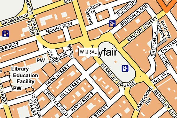 W1J 5AL map - OS OpenMap – Local (Ordnance Survey) W1J 5AL map - OS OpenMap – Local (Ordnance Survey)