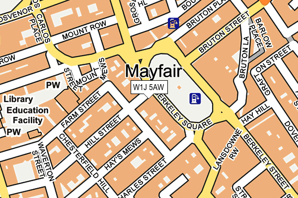 W1J 5AW map - OS OpenMap – Local (Ordnance Survey) W1J 5AW map - OS OpenMap – Local (Ordnance Survey)