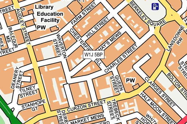 W1J 5BP map - OS OpenMap – Local (Ordnance Survey) W1J 5BP map - OS OpenMap – Local (Ordnance Survey)