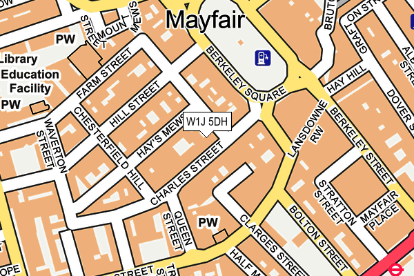 W1J 5DH map - OS OpenMap – Local (Ordnance Survey) W1J 5DH map - OS OpenMap – Local (Ordnance Survey)