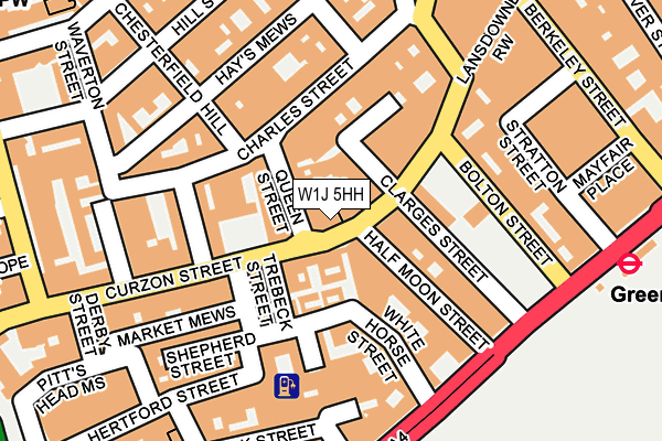W1J 5HH map - OS OpenMap – Local (Ordnance Survey) W1J 5HH map - OS OpenMap – Local (Ordnance Survey)