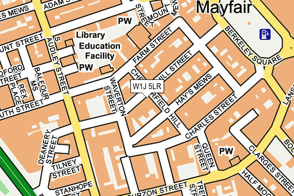 W1J 5LR map - OS OpenMap – Local (Ordnance Survey) W1J 5LR map - OS OpenMap – Local (Ordnance Survey)