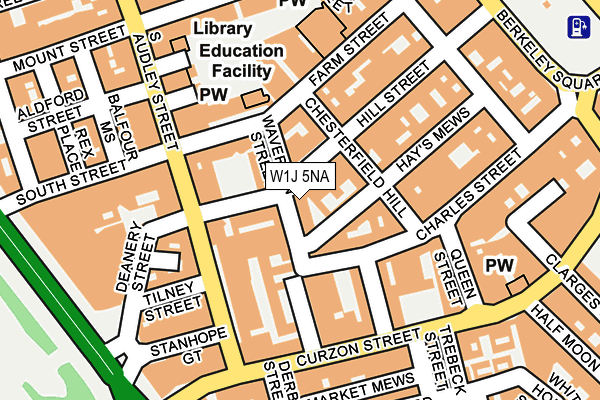 W1J 5NA map - OS OpenMap – Local (Ordnance Survey) W1J 5NA map - OS OpenMap – Local (Ordnance Survey)