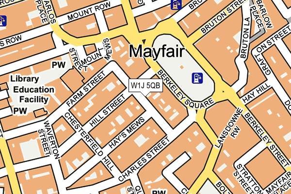 W1J 5QB map - OS OpenMap – Local (Ordnance Survey) W1J 5QB map - OS OpenMap – Local (Ordnance Survey)