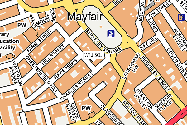 W1J 5QJ map - OS OpenMap – Local (Ordnance Survey) W1J 5QJ map - OS OpenMap – Local (Ordnance Survey)