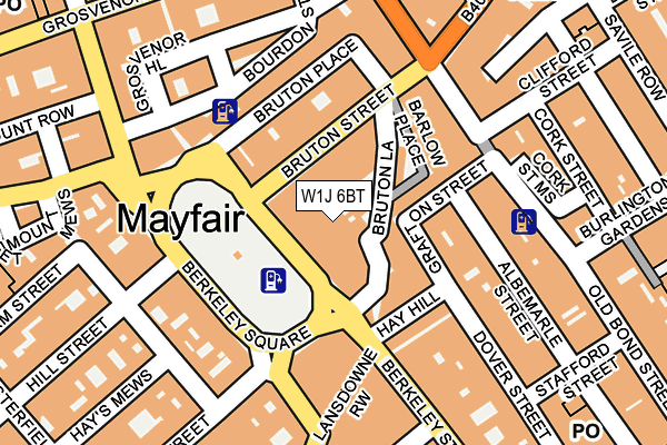 W1J 6BT map - OS OpenMap – Local (Ordnance Survey) W1J 6BT map - OS OpenMap – Local (Ordnance Survey)