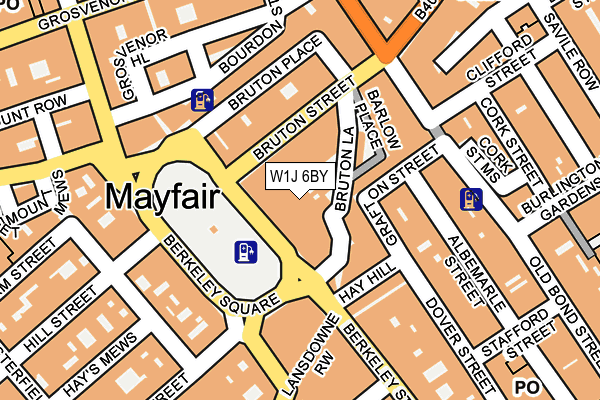W1J 6BY map - OS OpenMap – Local (Ordnance Survey) W1J 6BY map - OS OpenMap – Local (Ordnance Survey)
