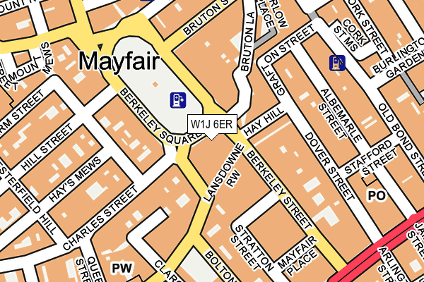 W1J 6ER map - OS OpenMap – Local (Ordnance Survey) W1J 6ER map - OS OpenMap – Local (Ordnance Survey)
