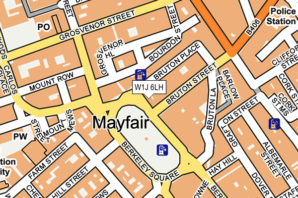 W1J 6LH map - OS OpenMap – Local (Ordnance Survey) W1J 6LH map - OS OpenMap – Local (Ordnance Survey)