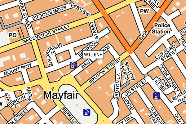 W1J 6NF map - OS OpenMap – Local (Ordnance Survey) W1J 6NF map - OS OpenMap – Local (Ordnance Survey)